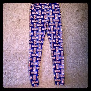 OS Firetruck Leggings. Never worn!